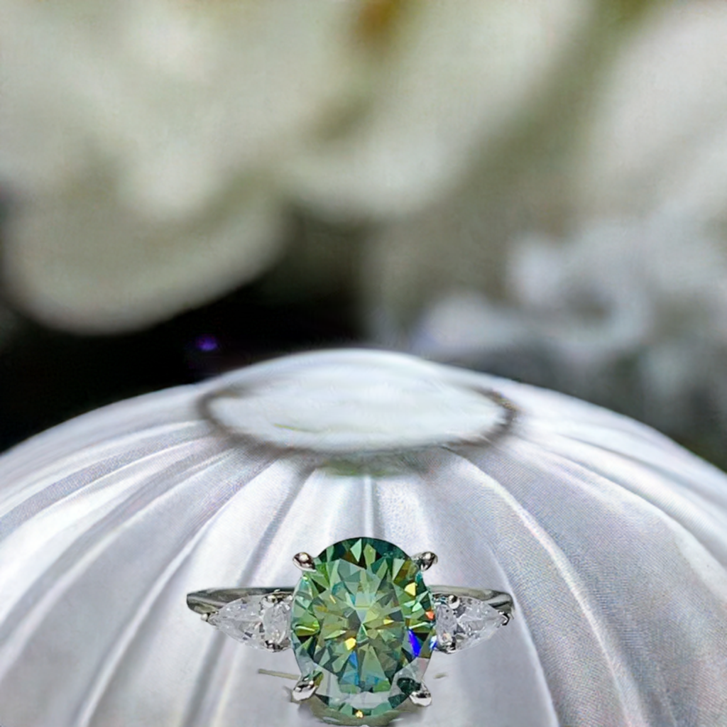3 Carat Moissanite 925 Sterling Silver Ring