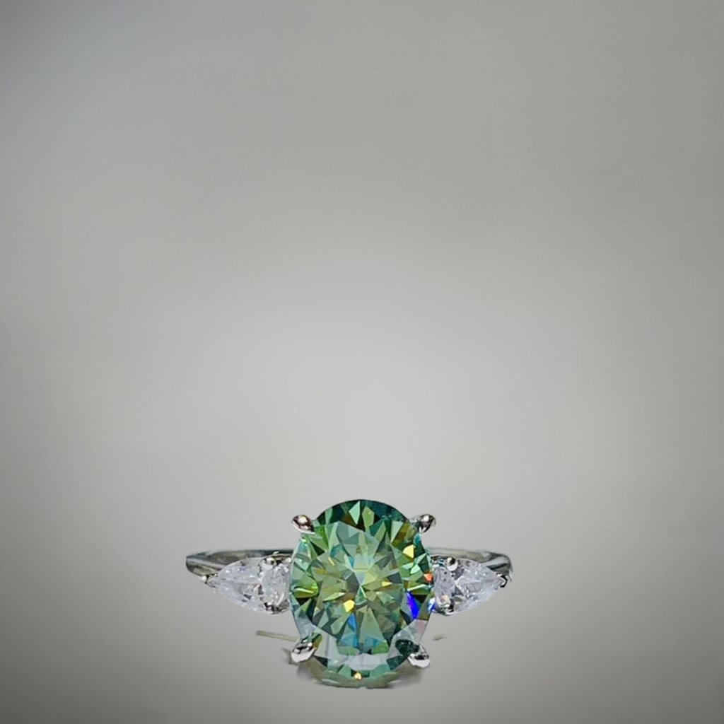3 Carat Moissanite 925 Sterling Silver Ring
