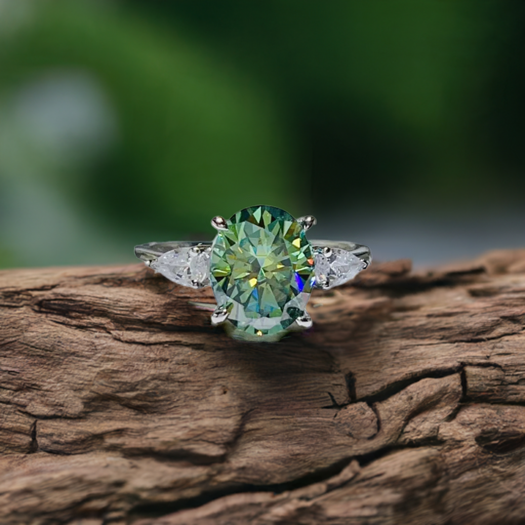 3 Carat Moissanite 925 Sterling Silver Ring