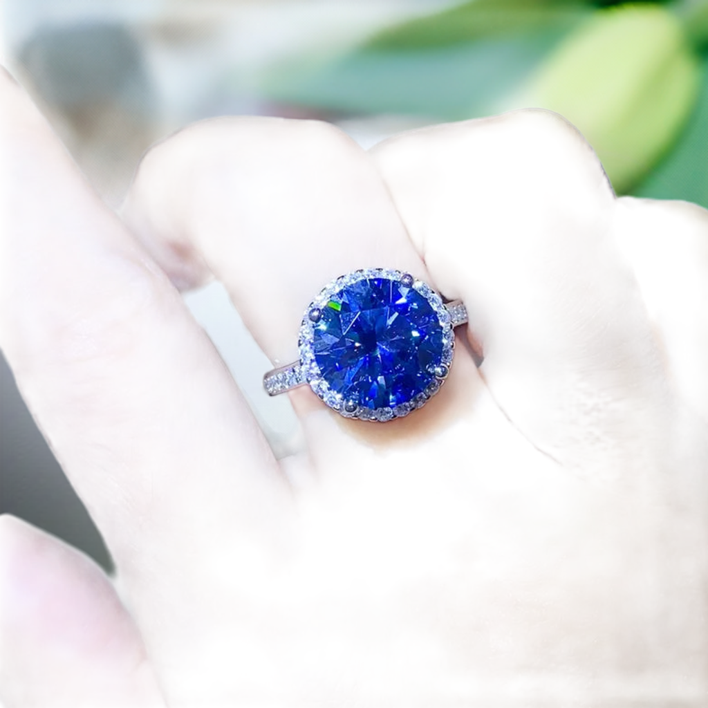 5 Carat Moissanite 925 Sterling Silver Ring