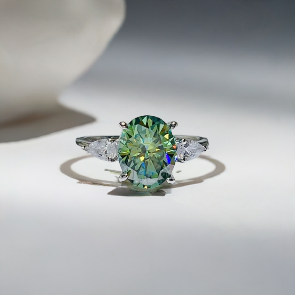 3 Carat Moissanite 925 Sterling Silver Ring