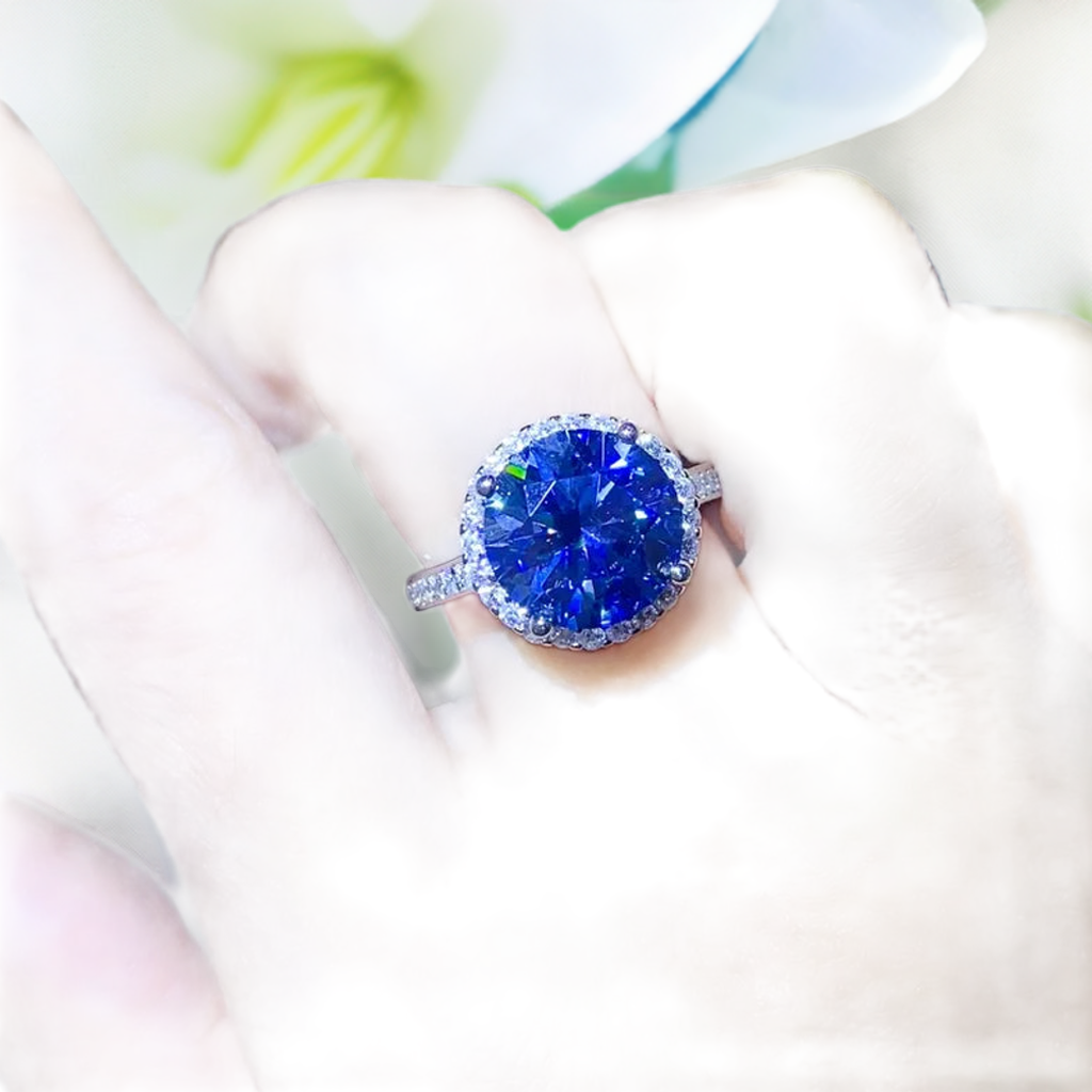 5 Carat Moissanite 925 Sterling Silver Ring