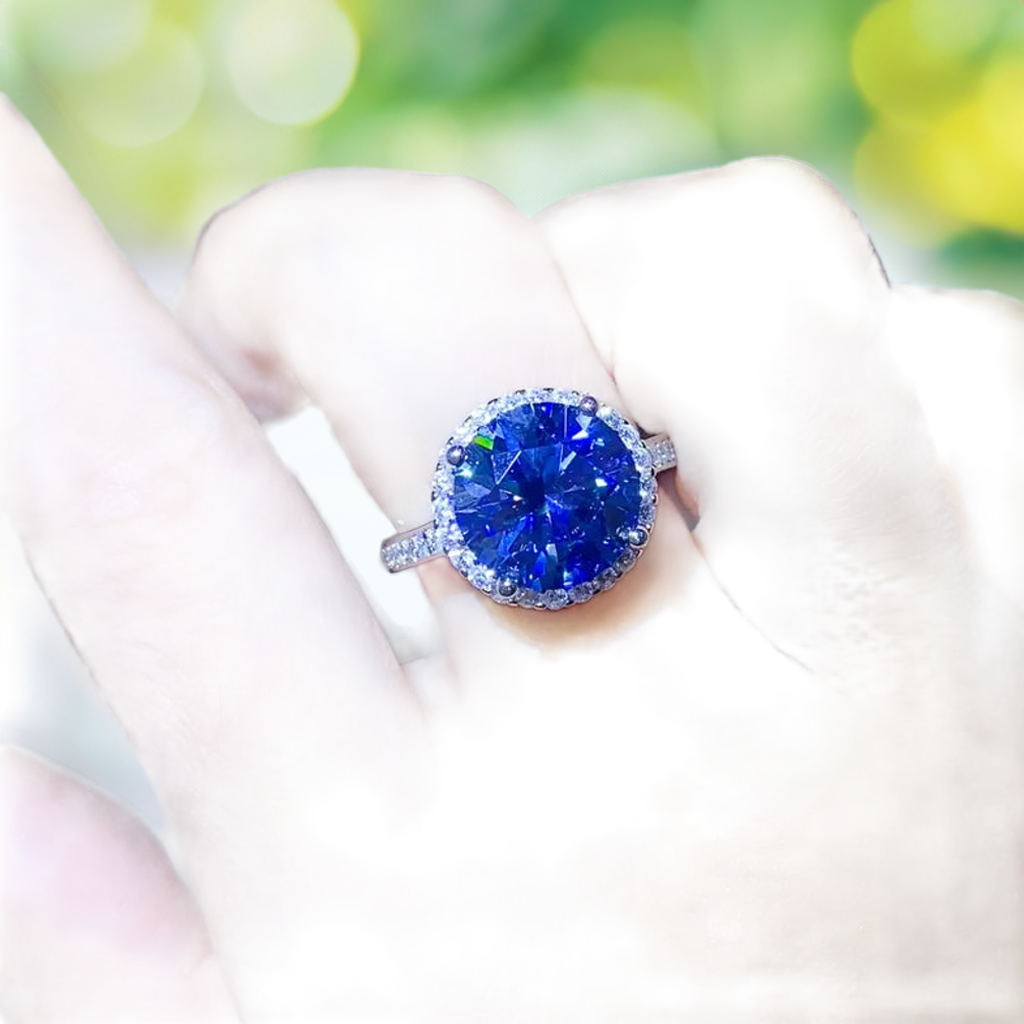 5 Carat Moissanite 925 Sterling Silver Ring
