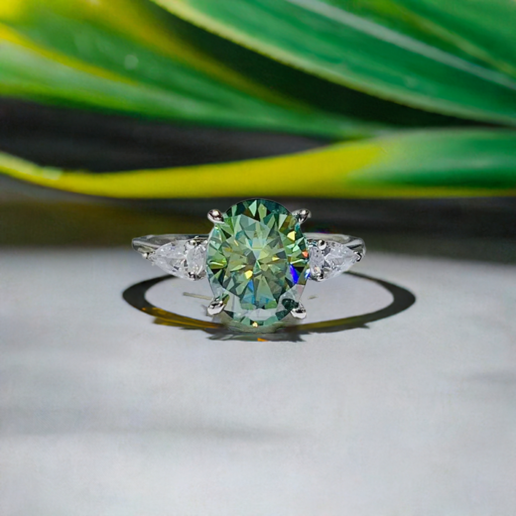 3 Carat Moissanite 925 Sterling Silver Ring