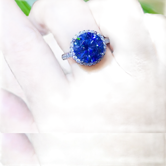 5 Carat Moissanite 925 Sterling Silver Ring
